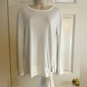 Banana Republic White Long Sleeve Top Size Small